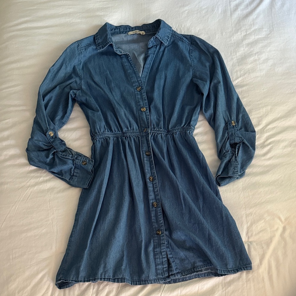 Long Sleeve Denim Dress